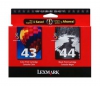 Lexmark OEM #43/#44 18Y0143/44 Combo Pac - Click for more info